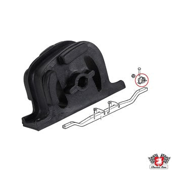 J10499 Rubber mount, engine support 'Rear/outer'