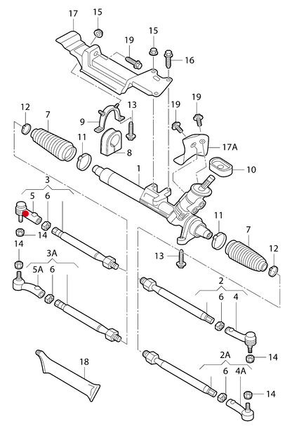 (5) 110237 OPTIMAL Steering Tie Rod End-Right Outer VAG 01/98>