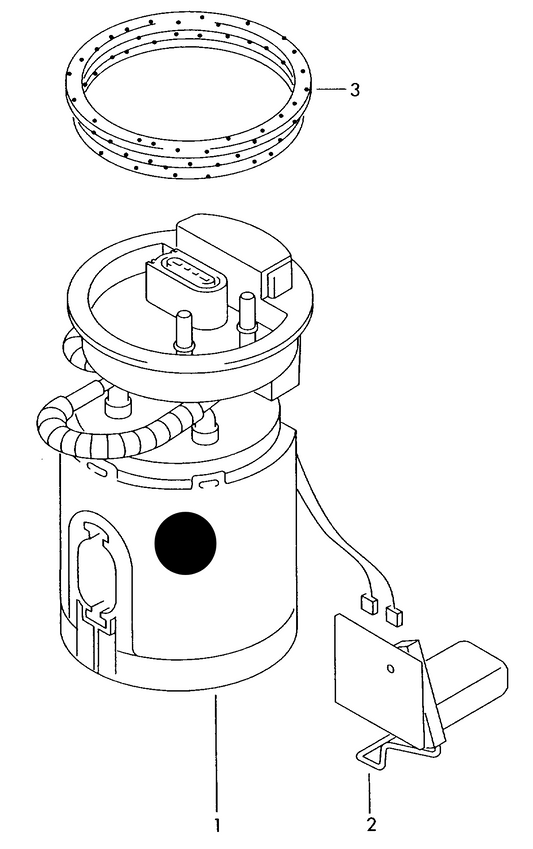 (ITEM 1) 114608 OE 4pin Fuel delivery module for models with supplementary heater /Without sender