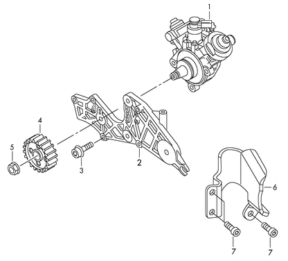 (1) 830056 BOSCH NEW High Pressure Pump