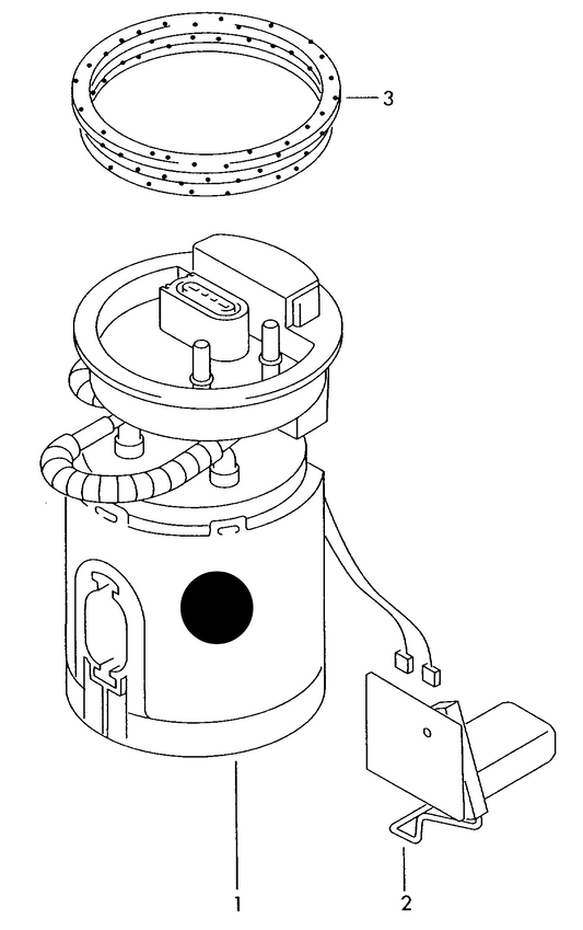 (ITEM 1) 114604 Fuel Feed Unit - Electric - 5-pin connector - with seal/with fuel sender unit  without HEATER