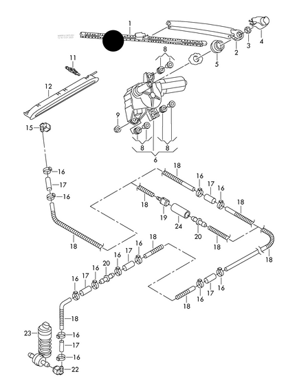 (ITEM 1) 119514 Rear AERO blade 280mm