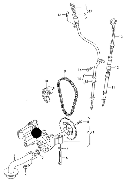 (ITEM 1) 114979 Oil pump 1.9TDI/2.0TDI BKC,BDJ,BST,BJB, BSU,BLS,BMM