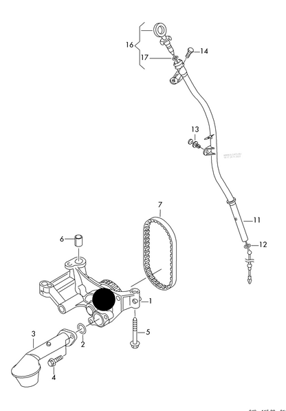 (1) 115172 FEBI Oil pump