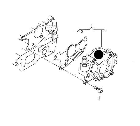 (ITEM 1+2) 91156 PIERBURG Vacuum pump 1.6tdi CR