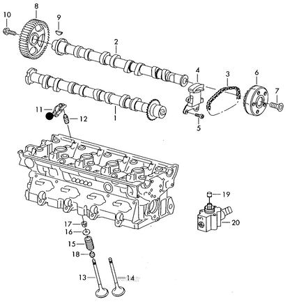 (11) 111626 FEBI Roller Rocking Lever for camshaft