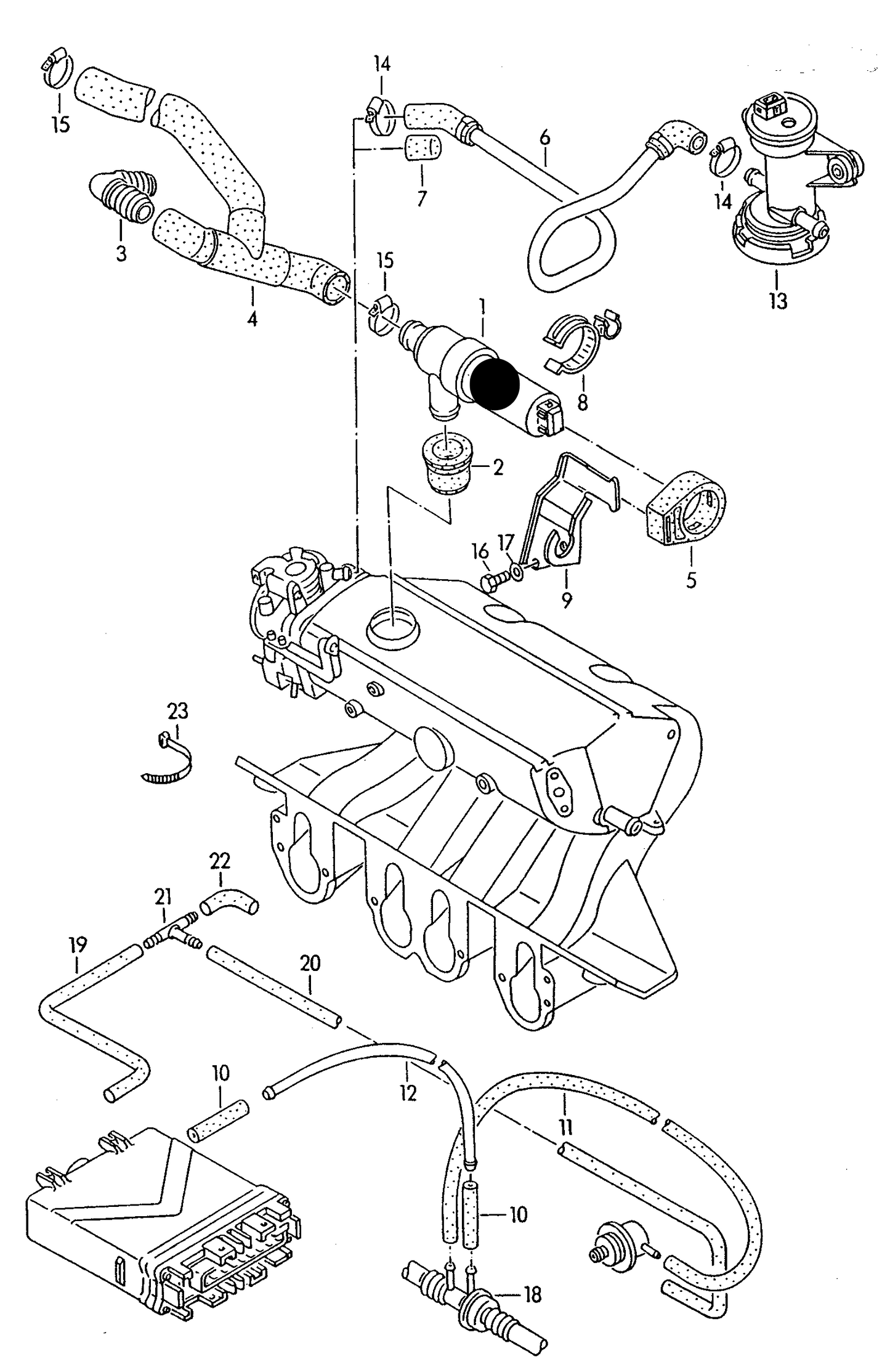 (1) 111137 VDO Idle Control Valve 2.0L 4-cylinder+ 2E/T4 2.0 AAC/2.5 A ...