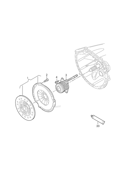 (3) CSC481 GENUINE release bearing with hydraulic operation