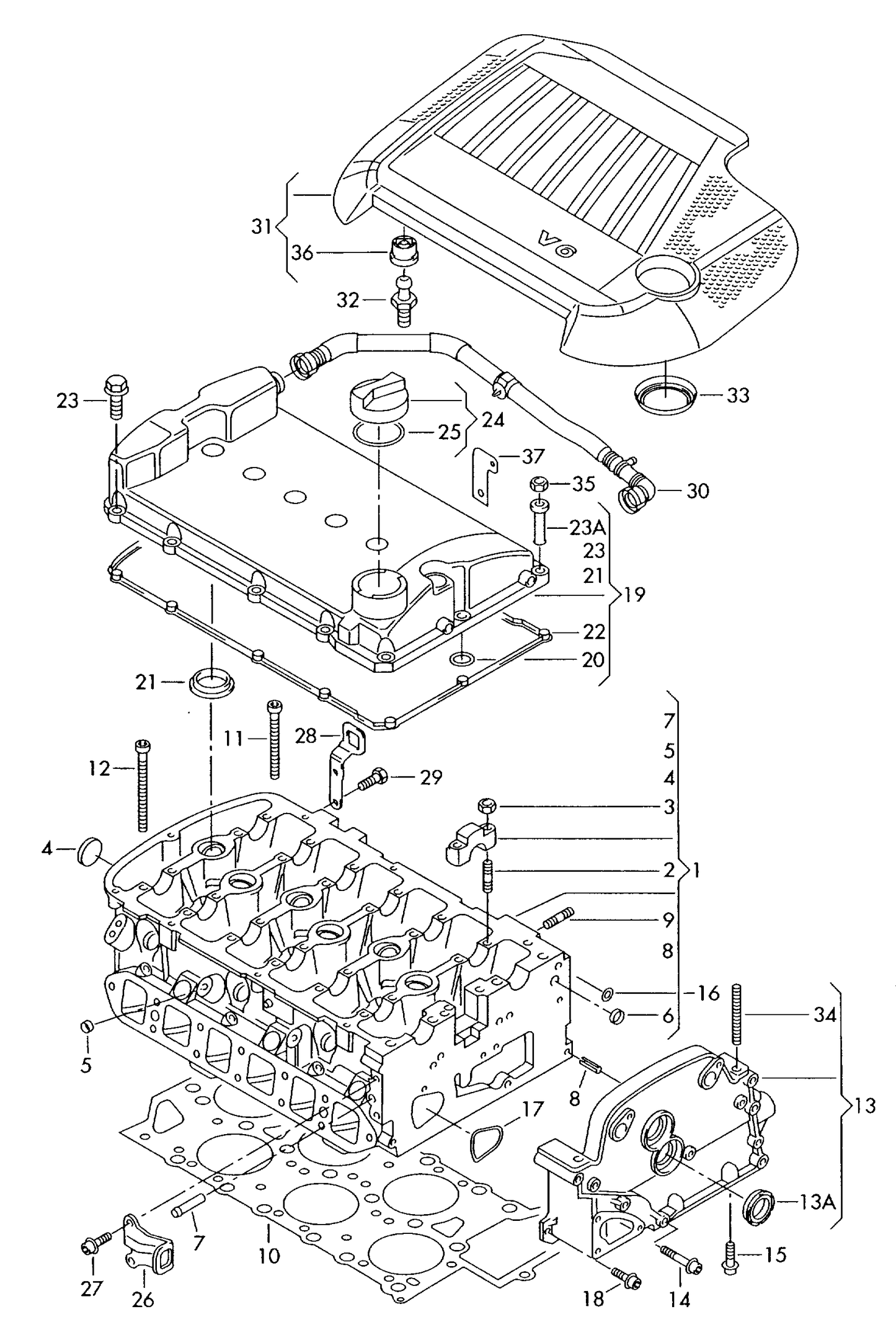 (22) 743140 ELRING Rocker cover gasket