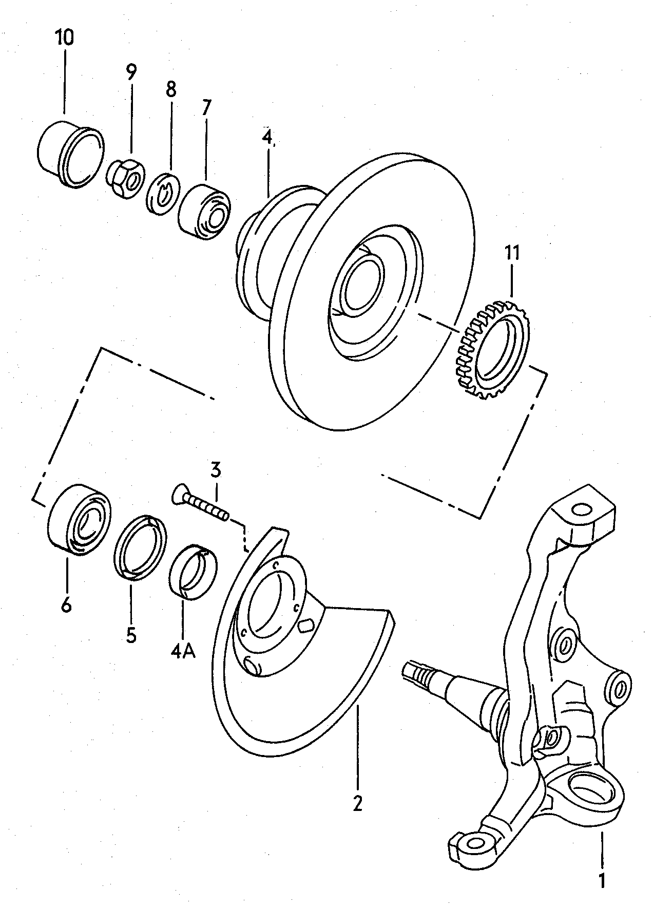 (5,6,7) 4-101102 Front Wheel Bearing Kit T25 79>84