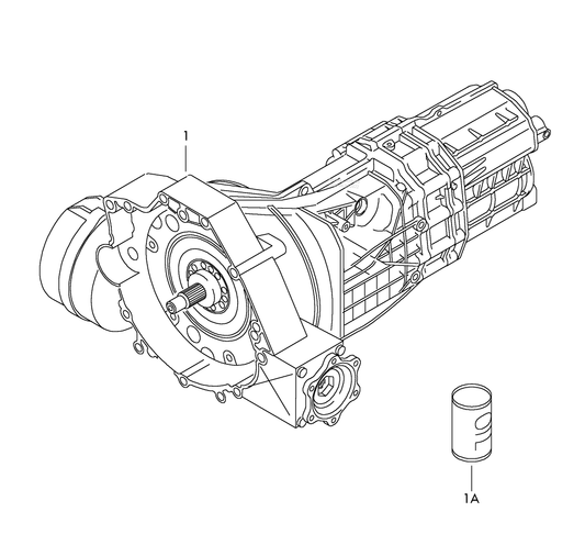 300-011 A4 2008>2015 6-speed manual transmission frt.-wh.dr.+ KXQ 2.7 ltr.