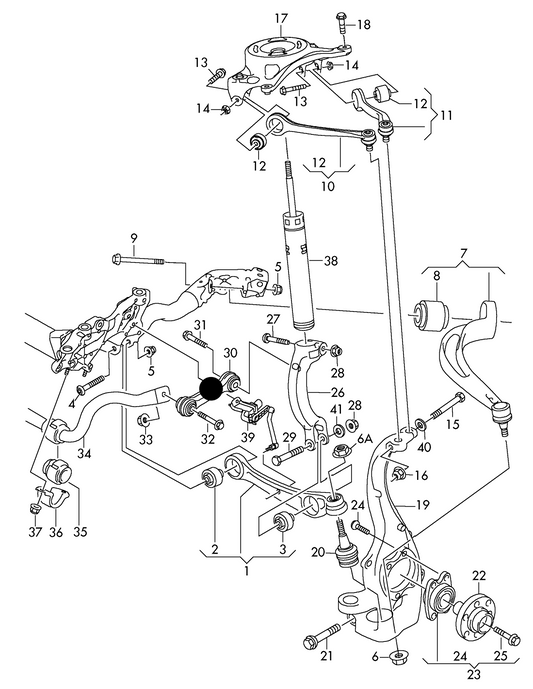 (ITEM 30) 113367 Alloy Front Anti-Roll Bar Link Audi A4 08>/A5/Q5