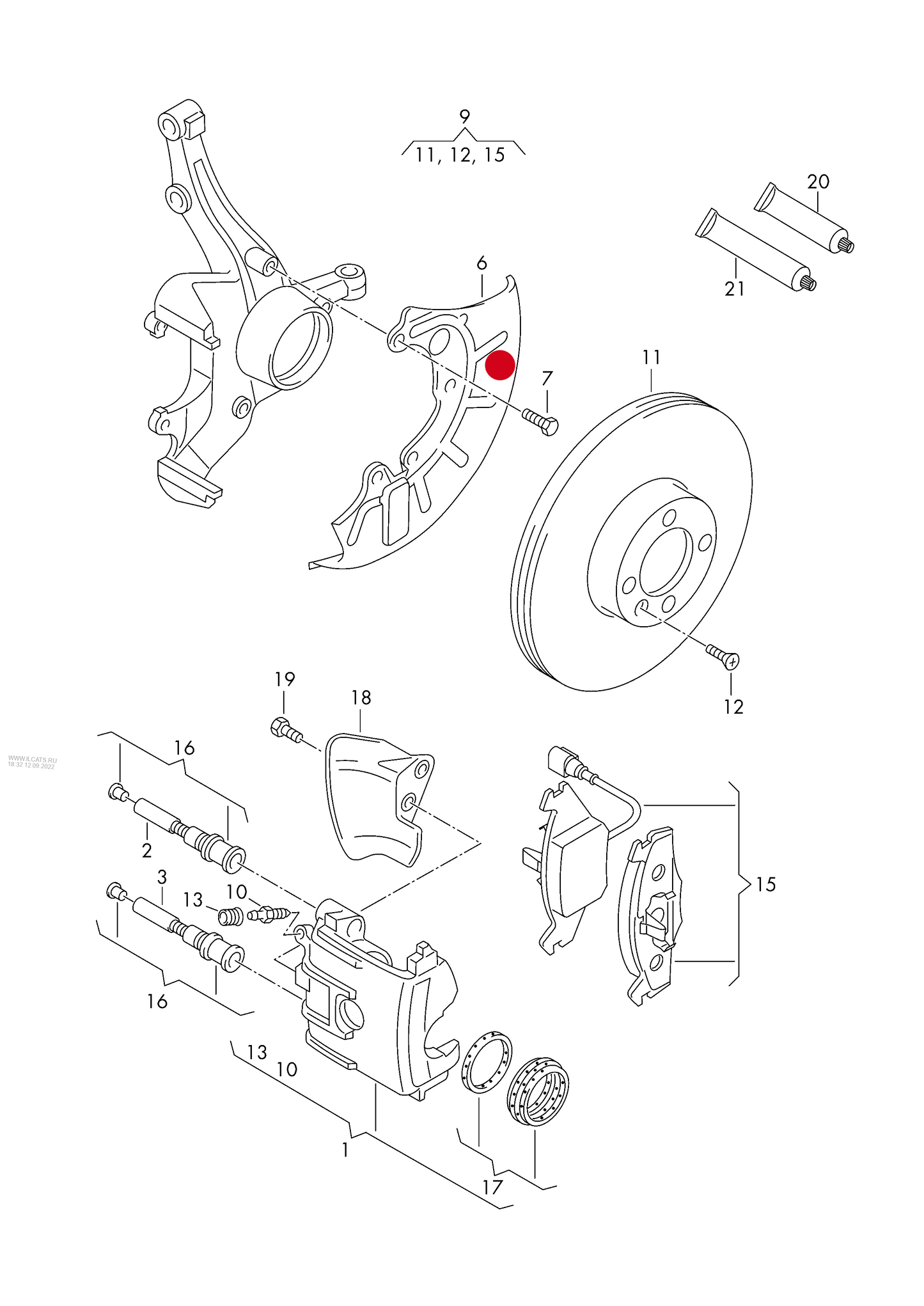 (6) 116065 FEBI L/H Front Brake Disc Shield for disc brake PR-1ZF/1ZM,PR-1LJ,1LL, 1ZD,1LV,1ZB 1ZA