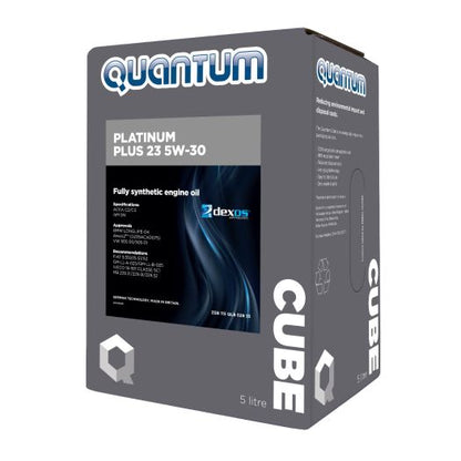 (Item 2) 32938 GENUINE Quantum Eingine oil Platinum Plus 5W-30 5L Cube VW505-00/505-01 ''Order by 12 noon for same day dispatch or Free to collect anytime''