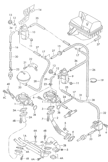 (39) 110876 GENUINE N75 Boost pressure valve