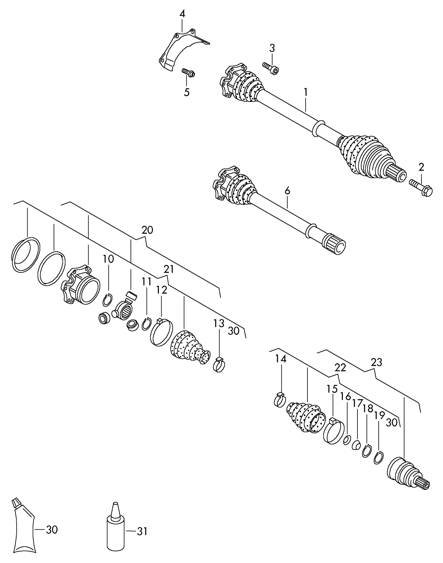 (22) 113349 BIRTH Outer C/V Boot Kit