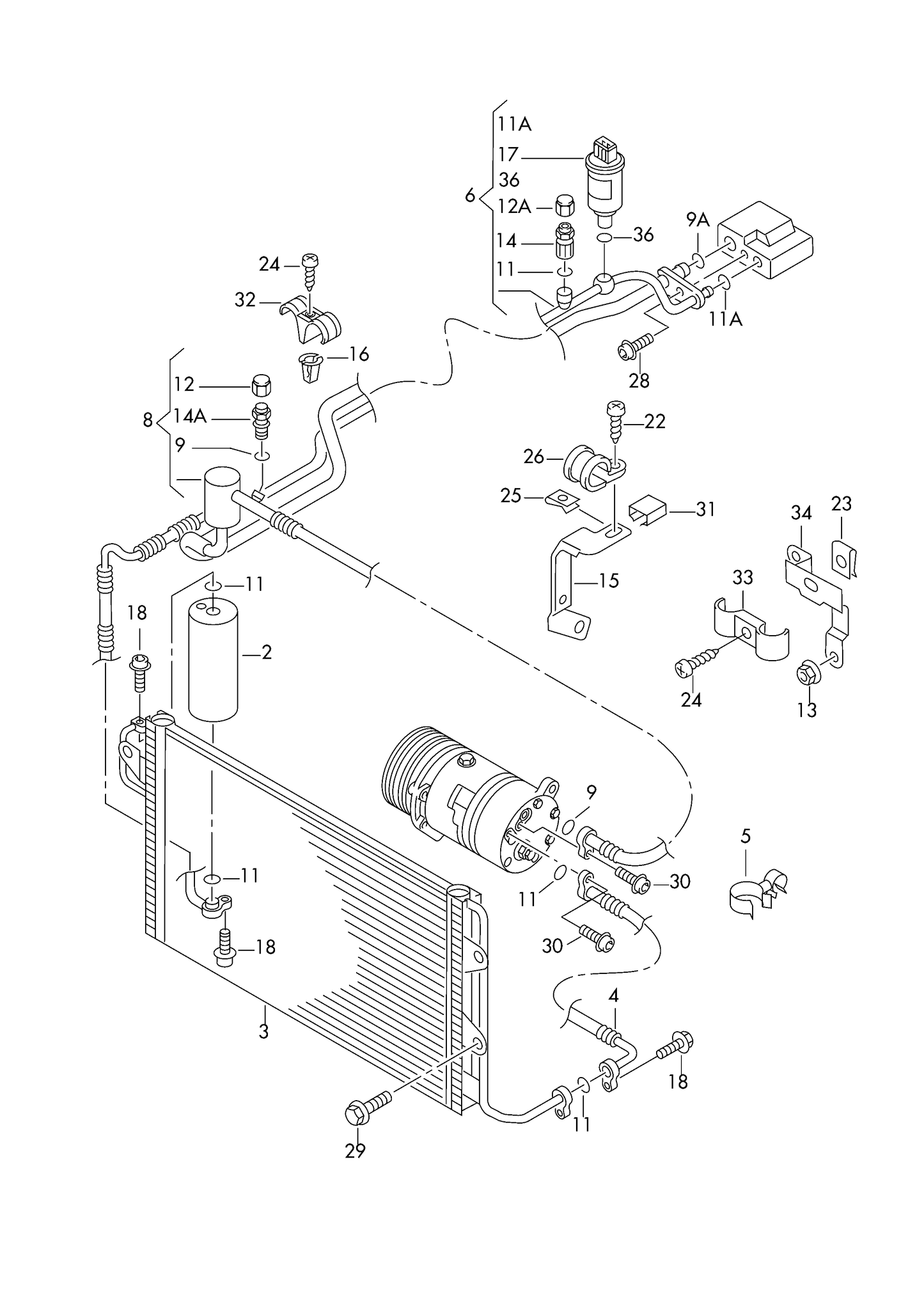 (3) 101720 A/C Condenser ATD