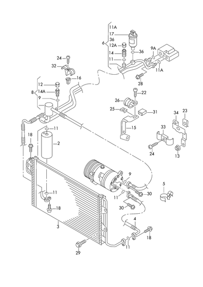 (3) 101720 A/C Condenser ATD