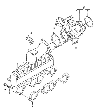 (3) 111173 WAHLER EGR valve