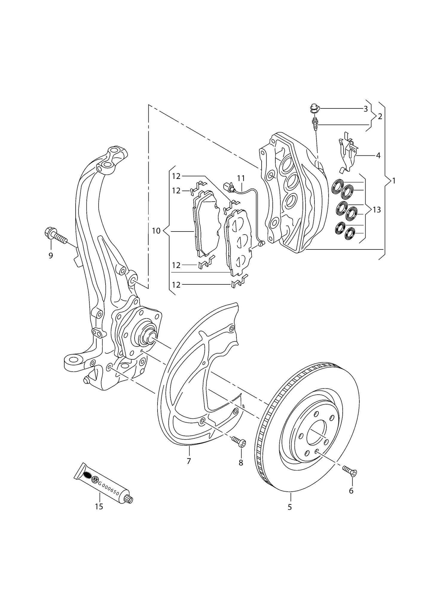 (5) 18671 LPR Front vented brake disc 'Priced as single disc'