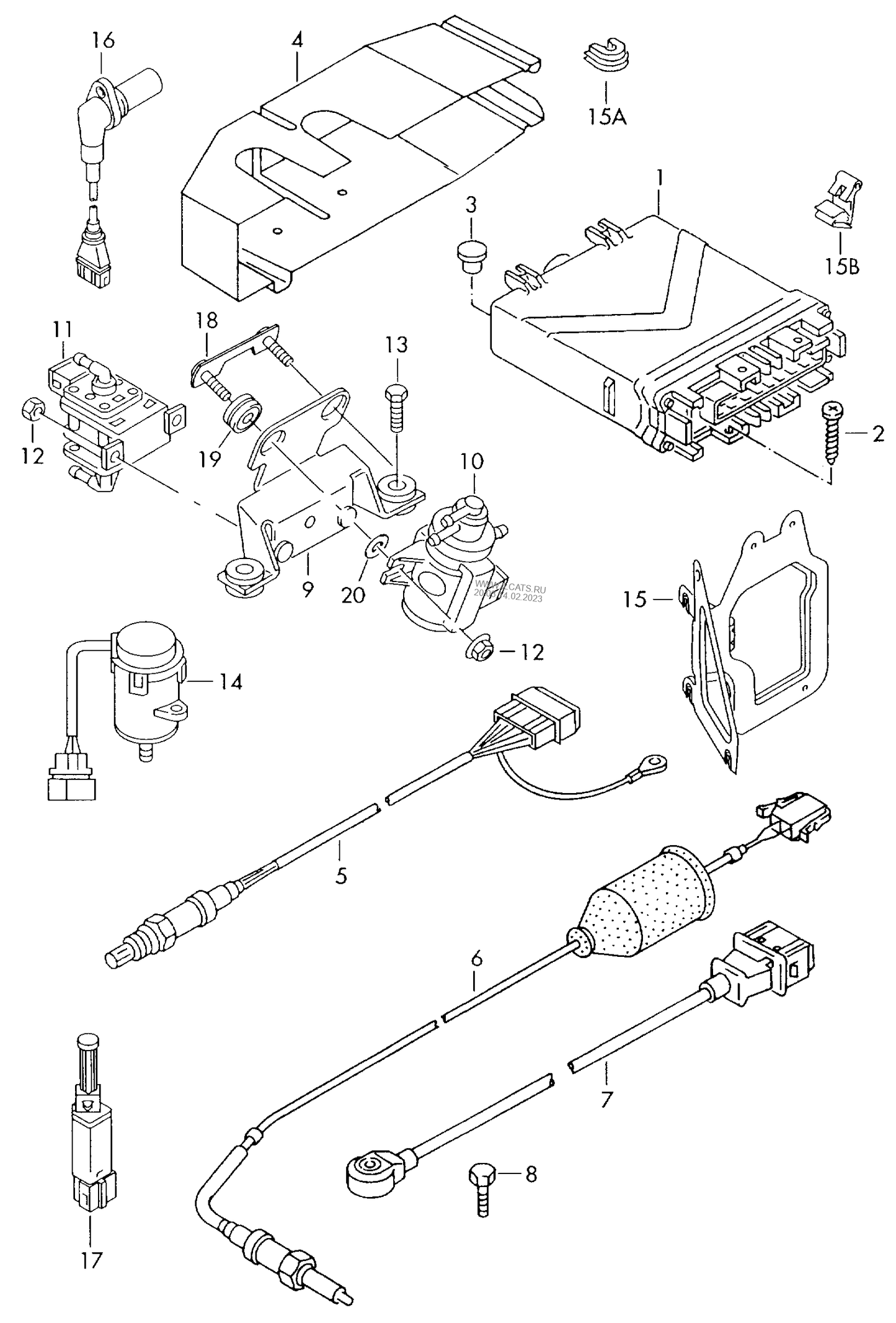 (5) 0215 BOSCH lambda probe T4 2.0 AAC