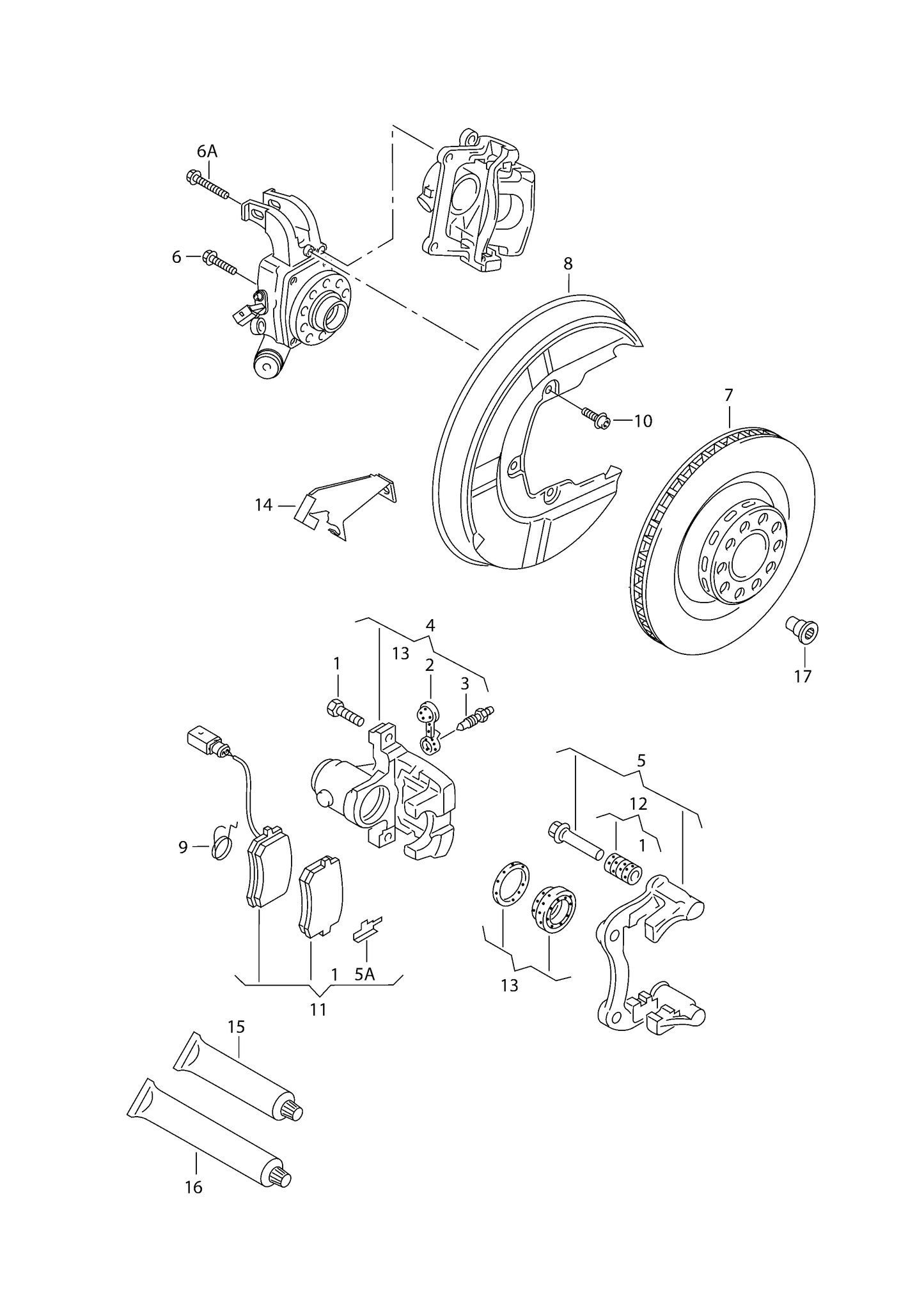 (8) 117977 Rear Disc Brake Backing Plate LH/RH