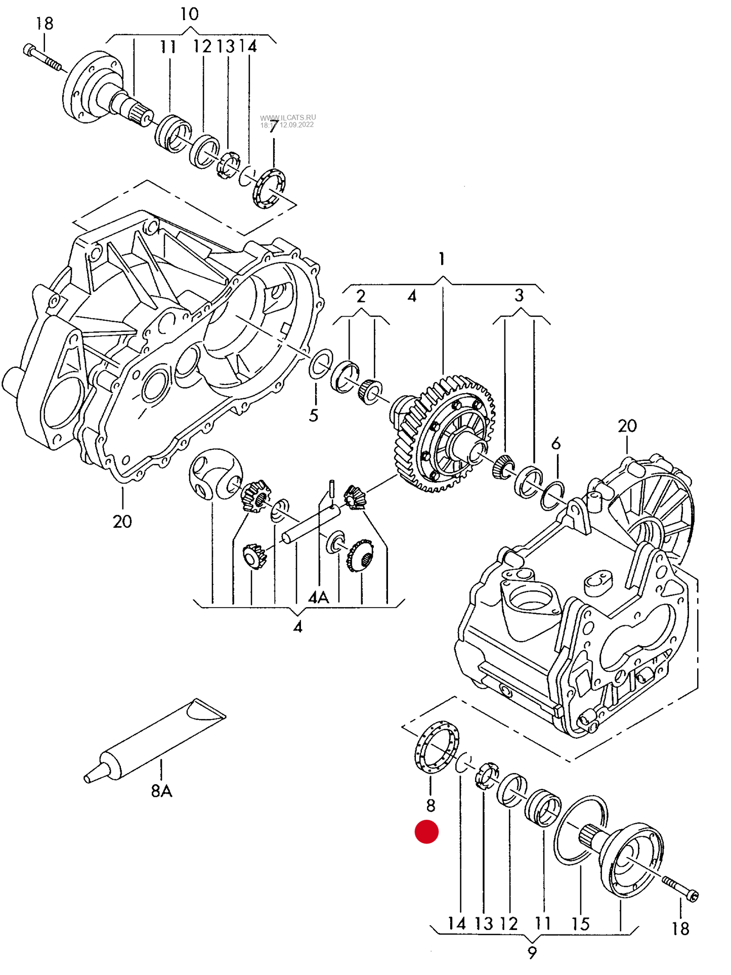 (8) 111039 GEARBOX SEAL 60x74.3x8mm 5speed manual