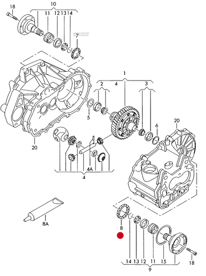 (8) 111039 GEARBOX SEAL 60x74.3x8mm 5speed manual