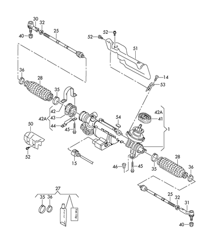 (25) 114829 OPTIMAL Inner Tie Rod Nuckle Audi A4/A5